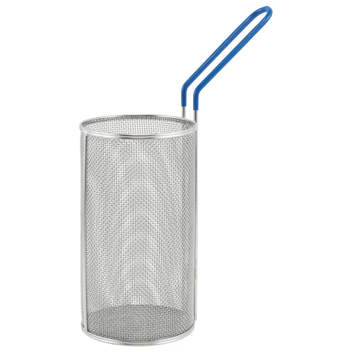 Winco 5" Round Pasta Boil Basket, 9" High
