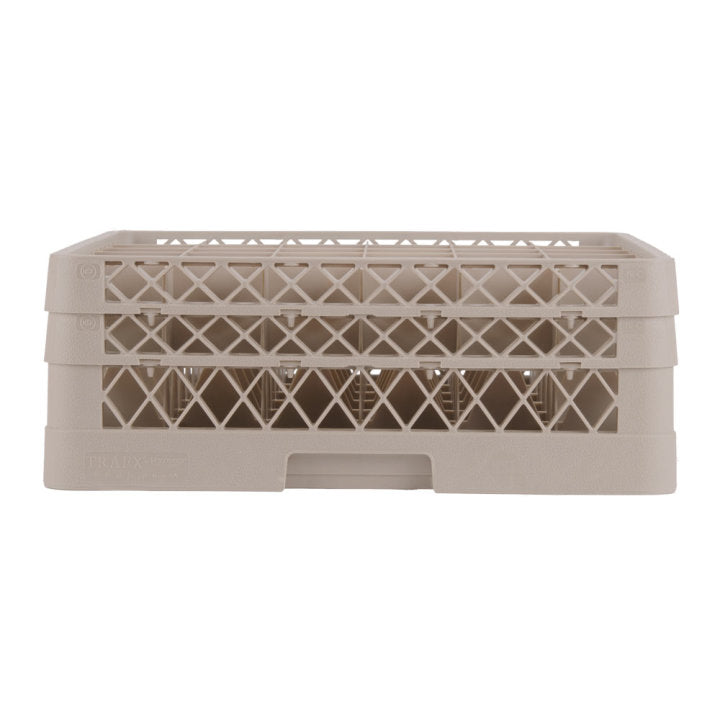 Vollrath Glass Rack with 36 Compartments & 4 Extenders - Beige