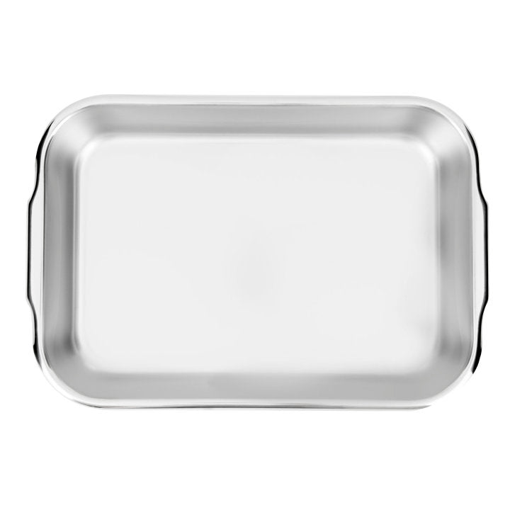 Vollrath 15" x 10" x 2" Baking & Roasting Pan with Handles, Stainless Steel