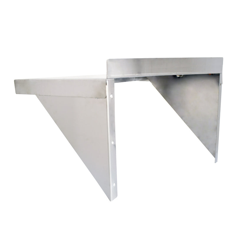 Nella 12" x 36" Wall Shelf, Stainless Steel