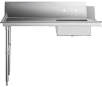 Nella 60" Soiled Dishtable Left Side with Sink