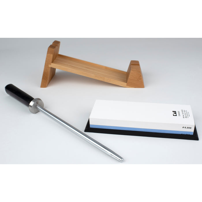 Shun Classic 3 Piece Sharpening Stone Set 1000 & 6000 Grit