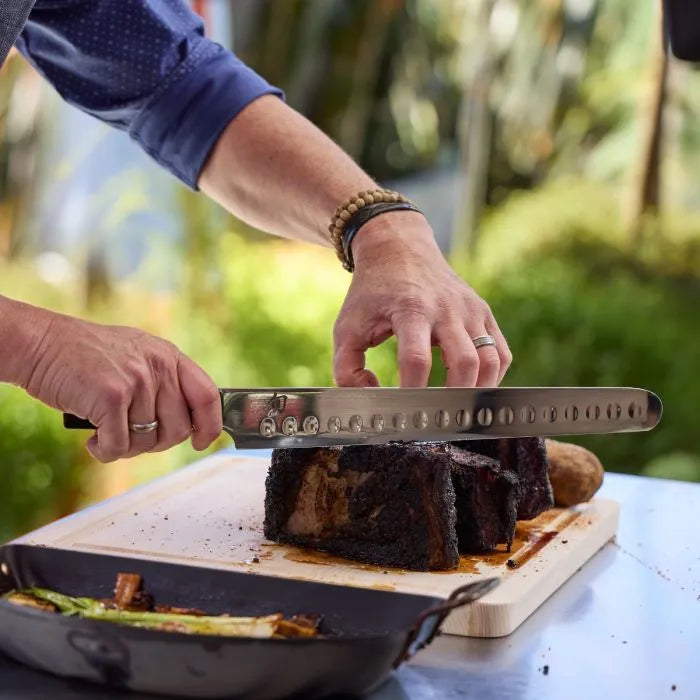 Shun Classic 12" Brisket Knife, Hollow Ground