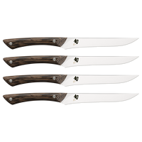 Shun Shima 4 Piece Steak Knife Set, Natural