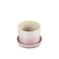 Le Creuset 14 cm Stoneware Herb Planter, Shell Pink