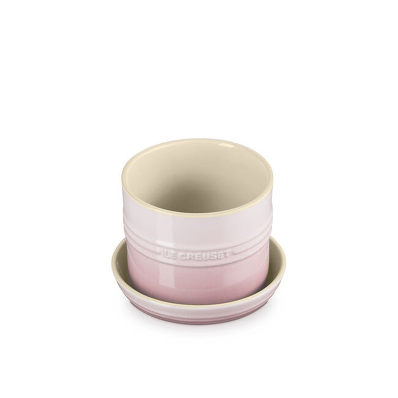 Le Creuset 14 cm Stoneware Herb Planter, Shell Pink