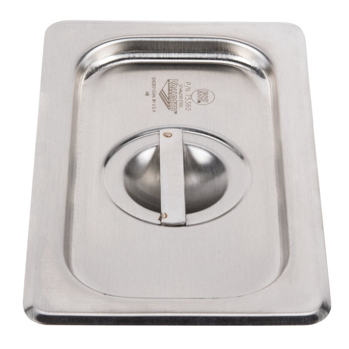 Vollrath Super Pan V 1/9 Size Steam Table Pan Cover, Stainless Steel
