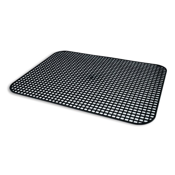 Vollrath 16" x 12.5" Rectangle Non Skid Mat, Black