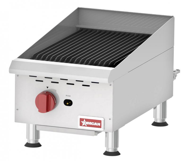 Nella Countertop 15" Radiant Charbroiler with 1 Burner, 40,000 BTU Natural Gas