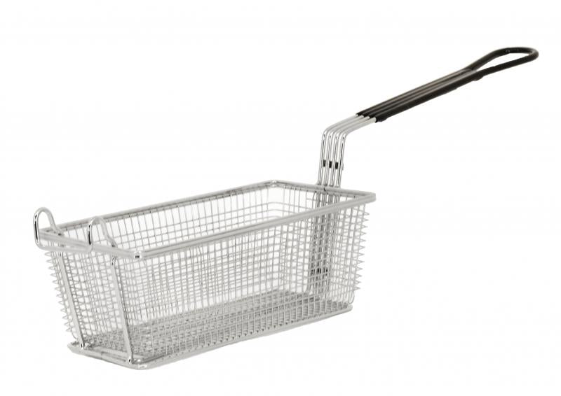 Nella Fryer Basket 11" x 5.5" x 4" with Black Handle