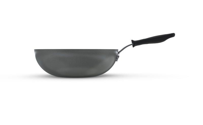 Vollrath 11" Carbon Steel Wok SteelCoat x3™ with Nonstick Coating & Silicone Handle