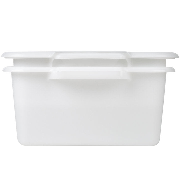Vollrath Perforated Drain Box Kit with Bus Bin & Cover, White