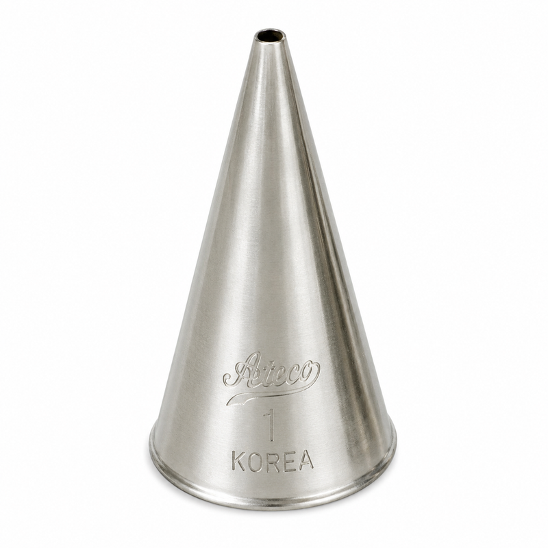 Ateco 1/4" Closed Star Pastry Tip, Stainless Steel