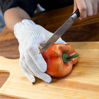 Nella Cut-Resistant Glove with White Cuff, Large