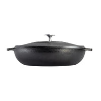 Lodge Blacklock 4 Qt Braiser with Lid, Cast Iron