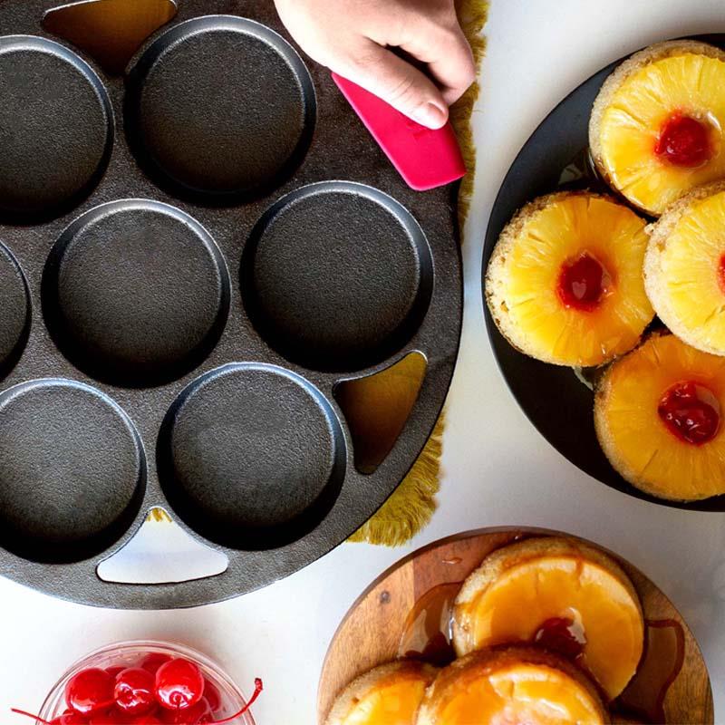 Lodge 12.5" Mini Cake Pan, Cast Iron