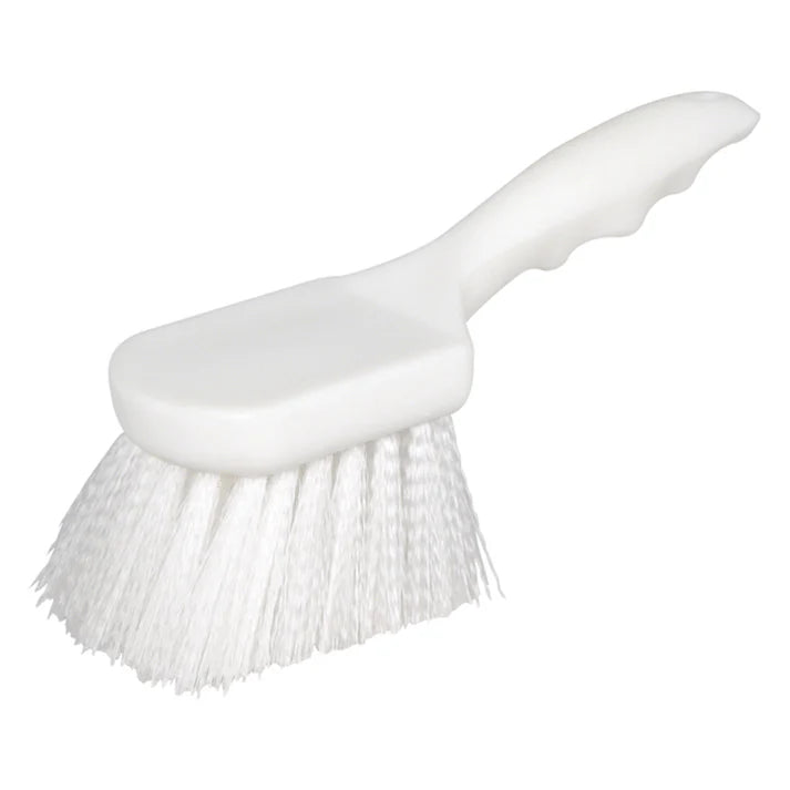 Winco 8" Pot Brush with Nylon Bristles & Plastic Handle