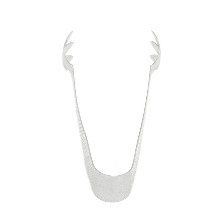 Vollrath 6.25" Ice Tongs, Hammered Finish