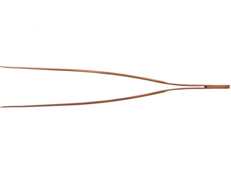 Mercer Culinary Precision Plus 6" Fine Point Straight Tip Plating Tongs, Rose Gold