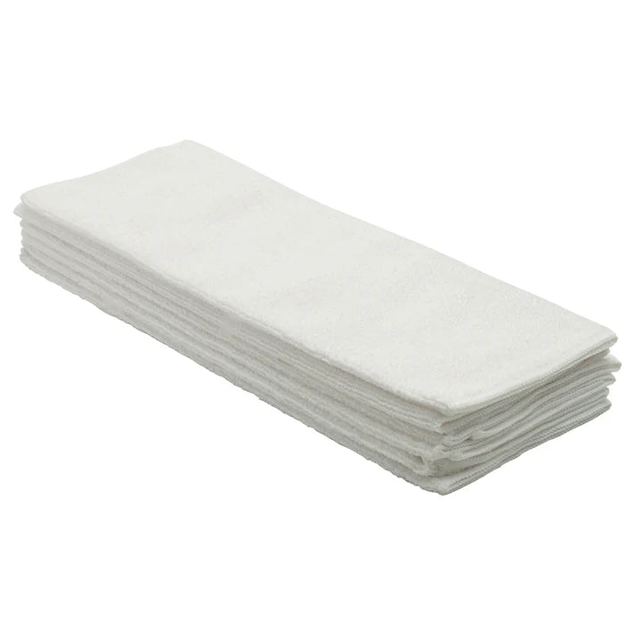 Winco Microfiber Towel, 16" x 16", White, 6 /Pack