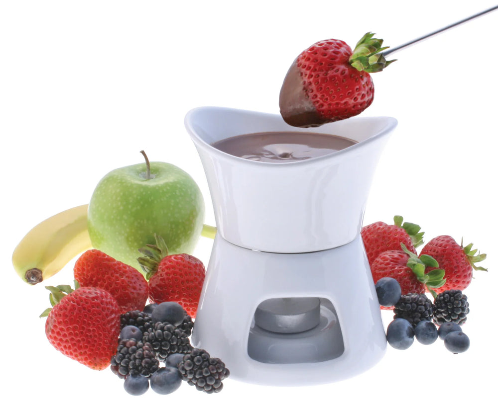 Swissmar Glow 7 Piece Chocolate Fondue Set