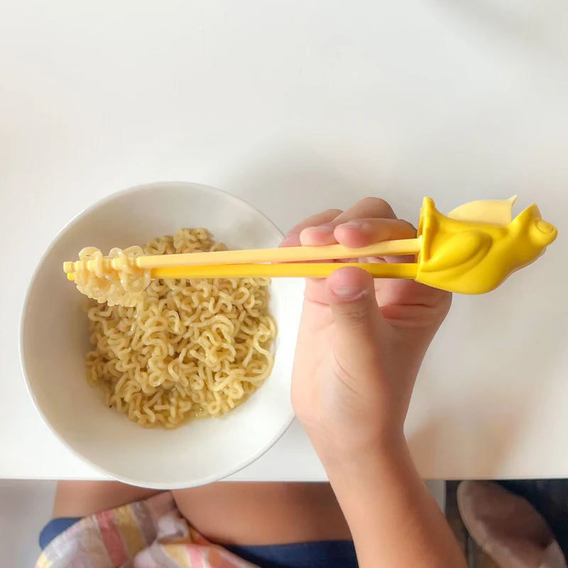 Fred Munchtime Frog Chomping Chopsticks