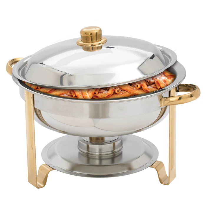 Winco Malibu 4 Qt Round Chafing Dish - 203