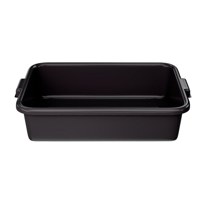 Vollrath 1521B-06 Black Bus Bin, 5" Deep
