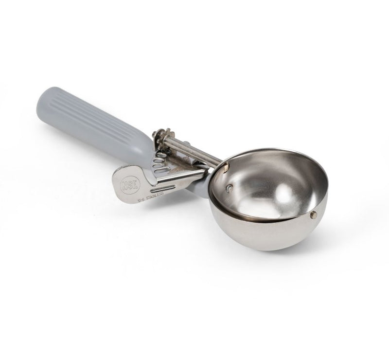 Vollrath 4 Oz Disher #8, Gray Handle