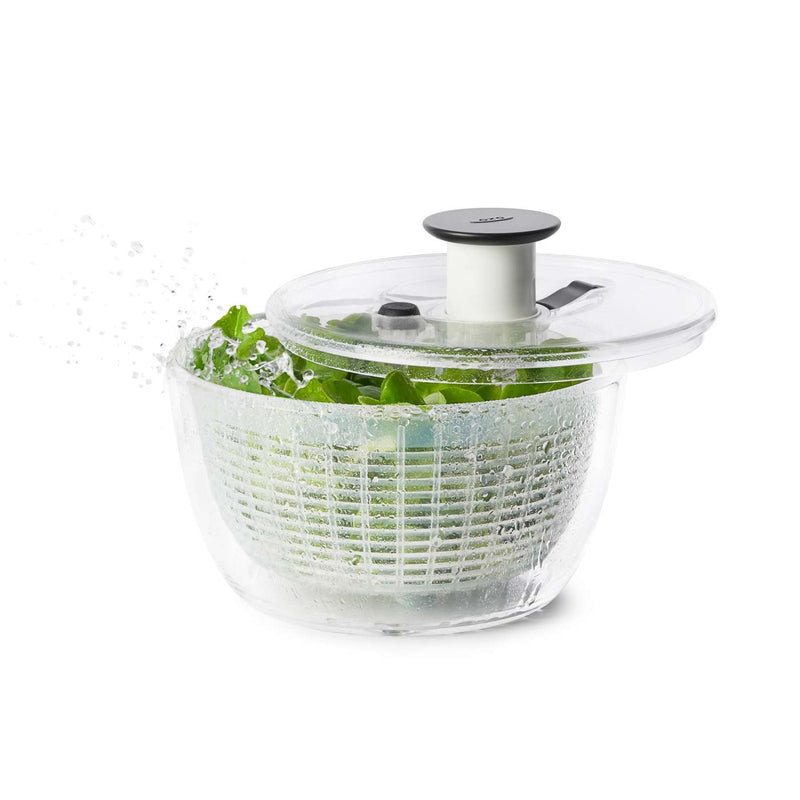 Oxo Good Grips 2 Qt Little Salad & Herb Spinner, Clear