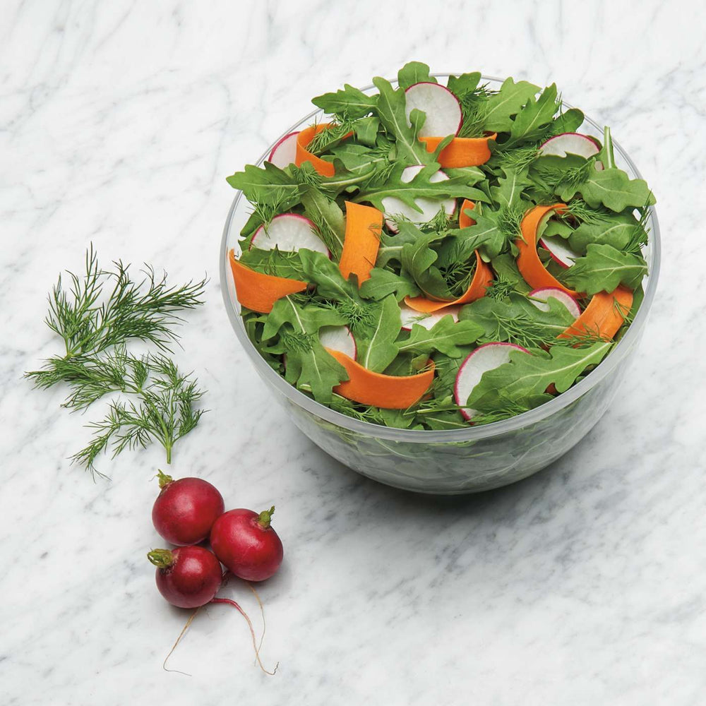 Oxo Good Grips 2 Qt Little Salad & Herb Spinner, Clear