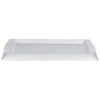 Vollrath 21" x 12" Rectangle Serving Tray with Handles, Stainless Steel