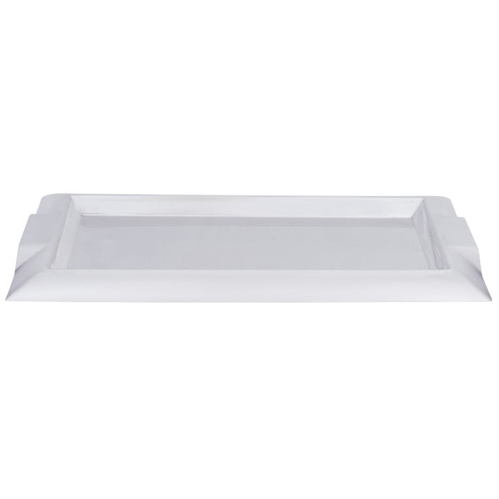 Vollrath 21" x 12" Rectangle Serving Tray with Handles, Stainless Steel