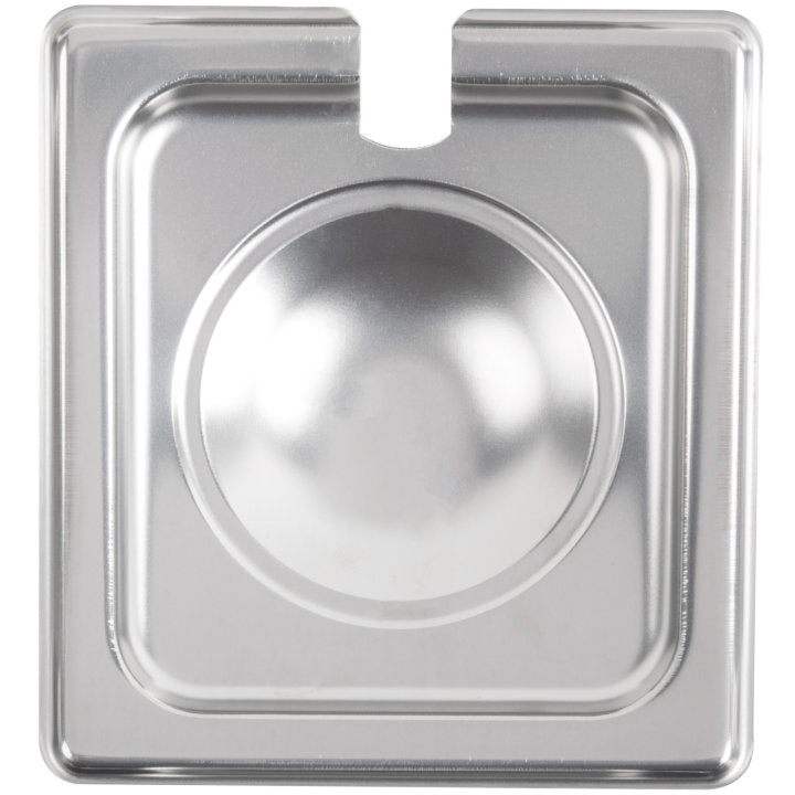 Vollrath Super Pan V 1/6 Size Slotted Steam Table Cover, Stainless Steel
