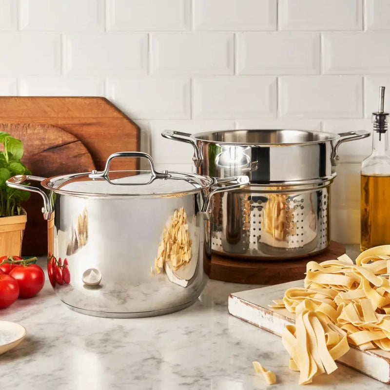All-Clad Pasta Pot with Perforated Insert and lid, 6 quart