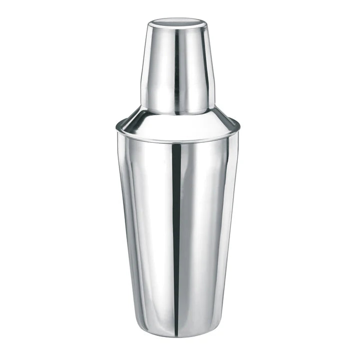Winco 16 Oz 3-Piece Classic Bar Shaker, Stainless Steel