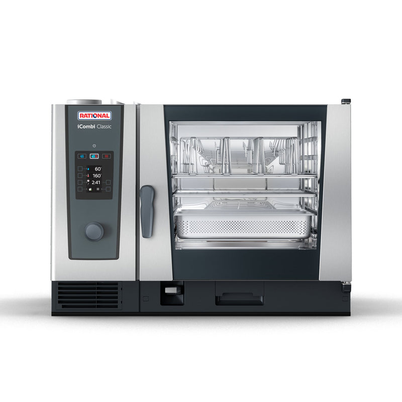 Rational ICC 6 Full Size Natural Gas Combi Oven, 106,500 BTU