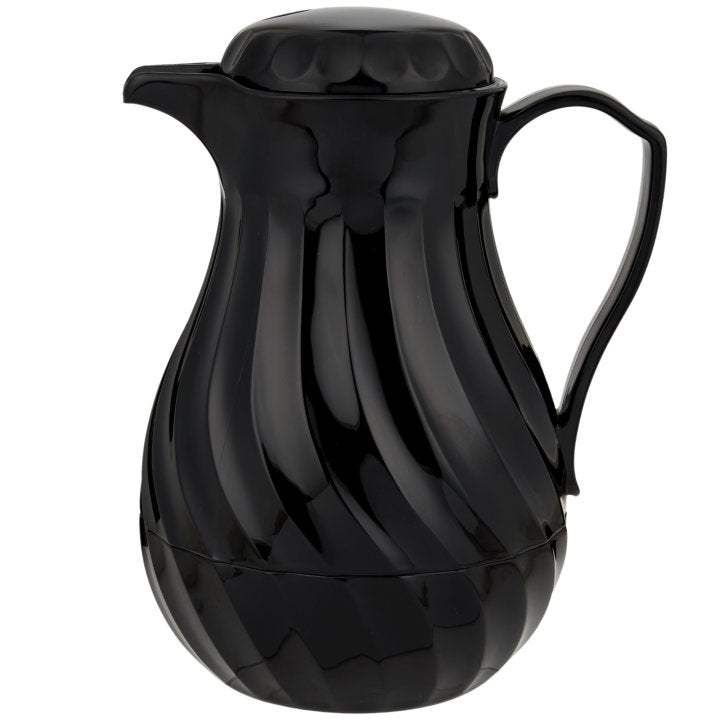 Vollrath SwirlServe 64 Oz Insulated Hot & Cold Beverage Server, Black*