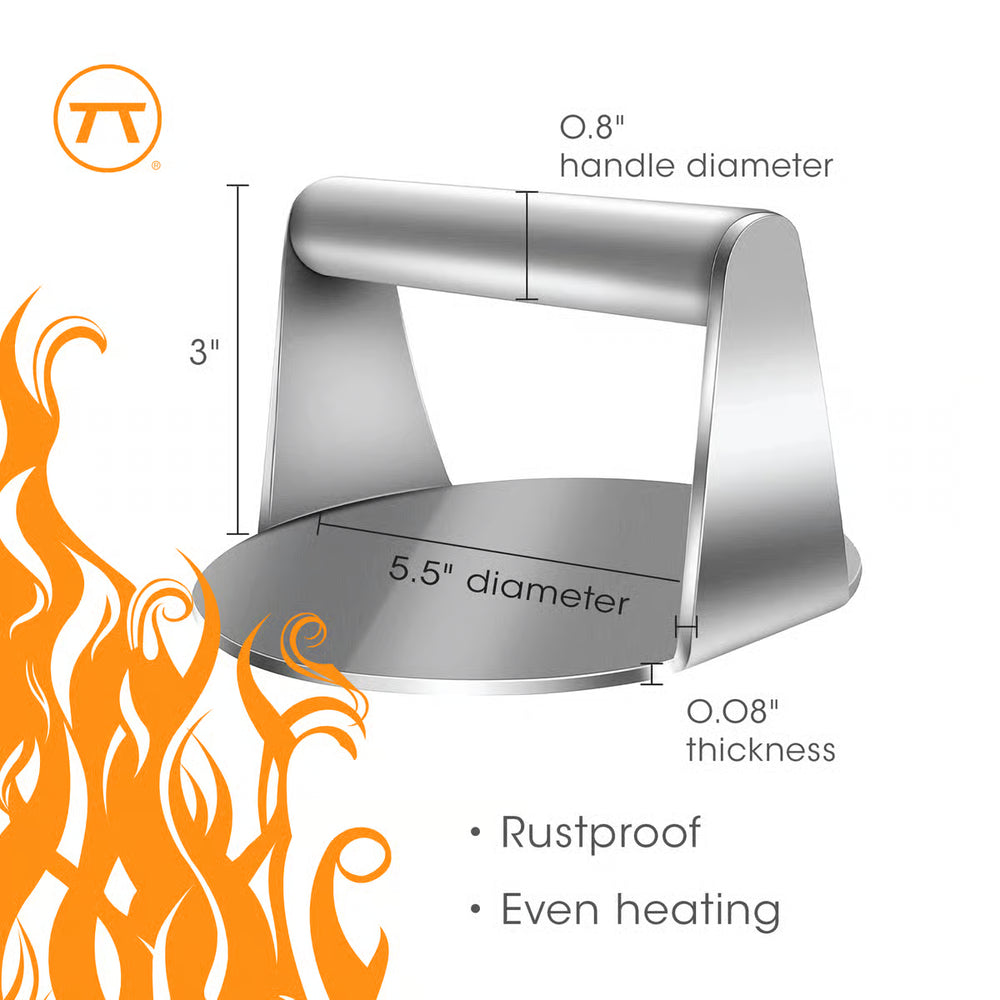 Outset 6" Smasher, Stainless Steel