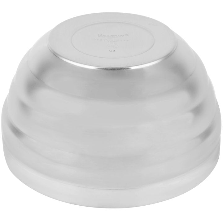 Vollrath 1.7 Qt Double Wall Round Beehive Serving Bowl, Stainless Steel