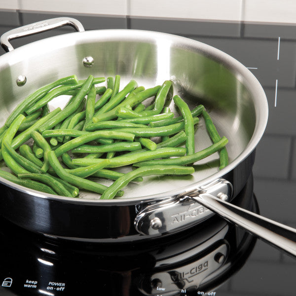 All-Clad D5 8" Fry Pan, Brushed Stainless