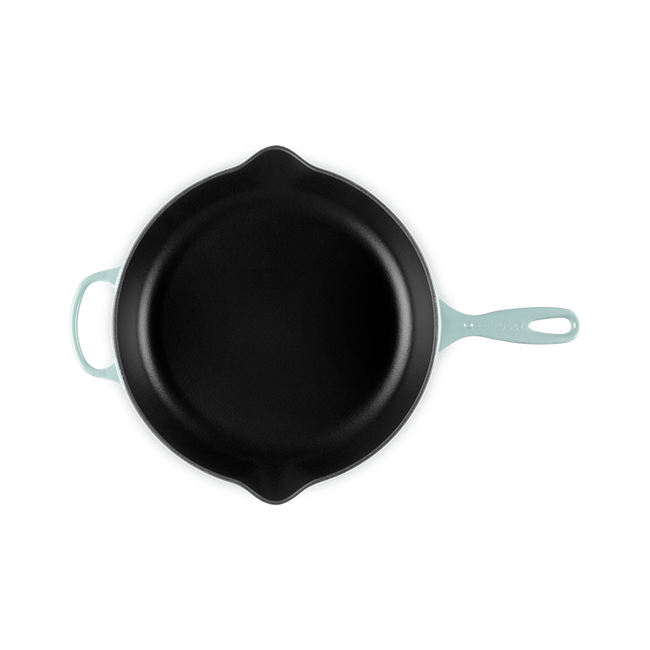 Le Creuset 10.2" Iron Handle Skillet, Sea Salt