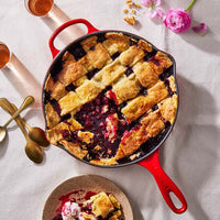 Le Creuset 11.75" Round Skillet, Cerise