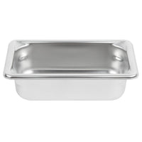 Vollrath Super Pan V 1/9 Size Steam Table Pan, 2" Deep, Stainless Steel
