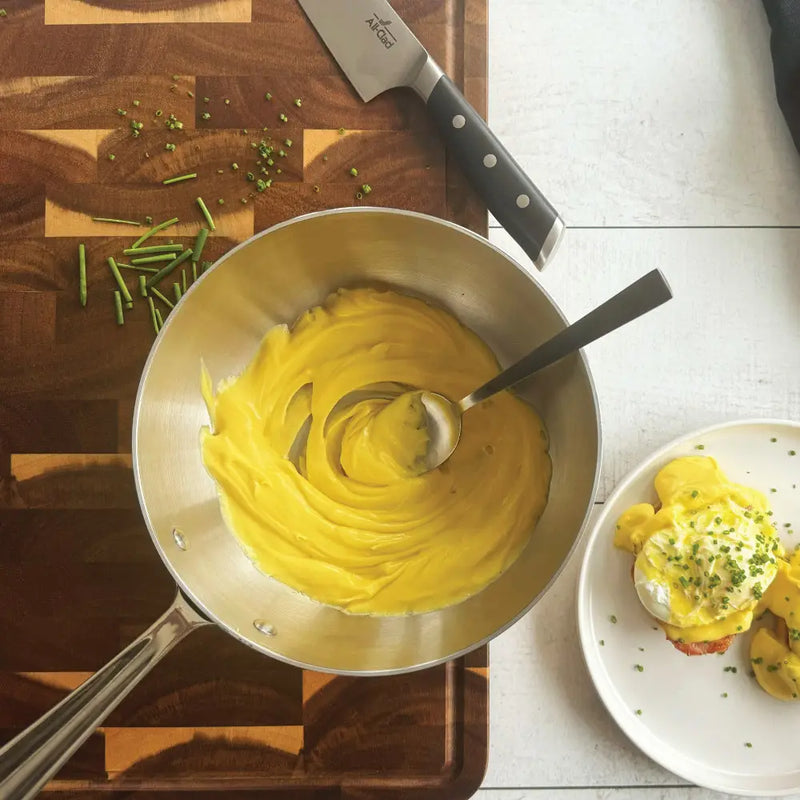 All-Clad d3 2 Qt Saucier with Lid, Stainless Steel