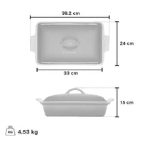 Le Creuset 3.8 Litre Rectangular Casserole, Artichaut
