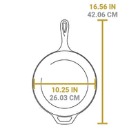 Lodge 10.25" Deep Skillet, Cast Iron