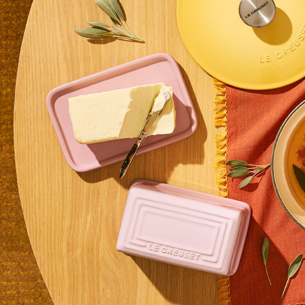 Le Creuset Butter Dish, Shell Pink