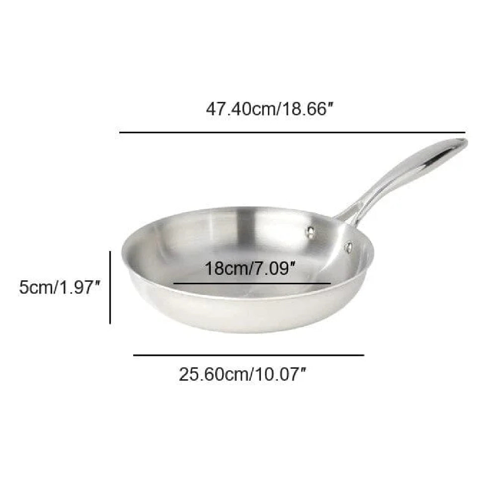 Meyer SuperSteel  9.5" Tri-Ply Fry Pan, Stainless Steel