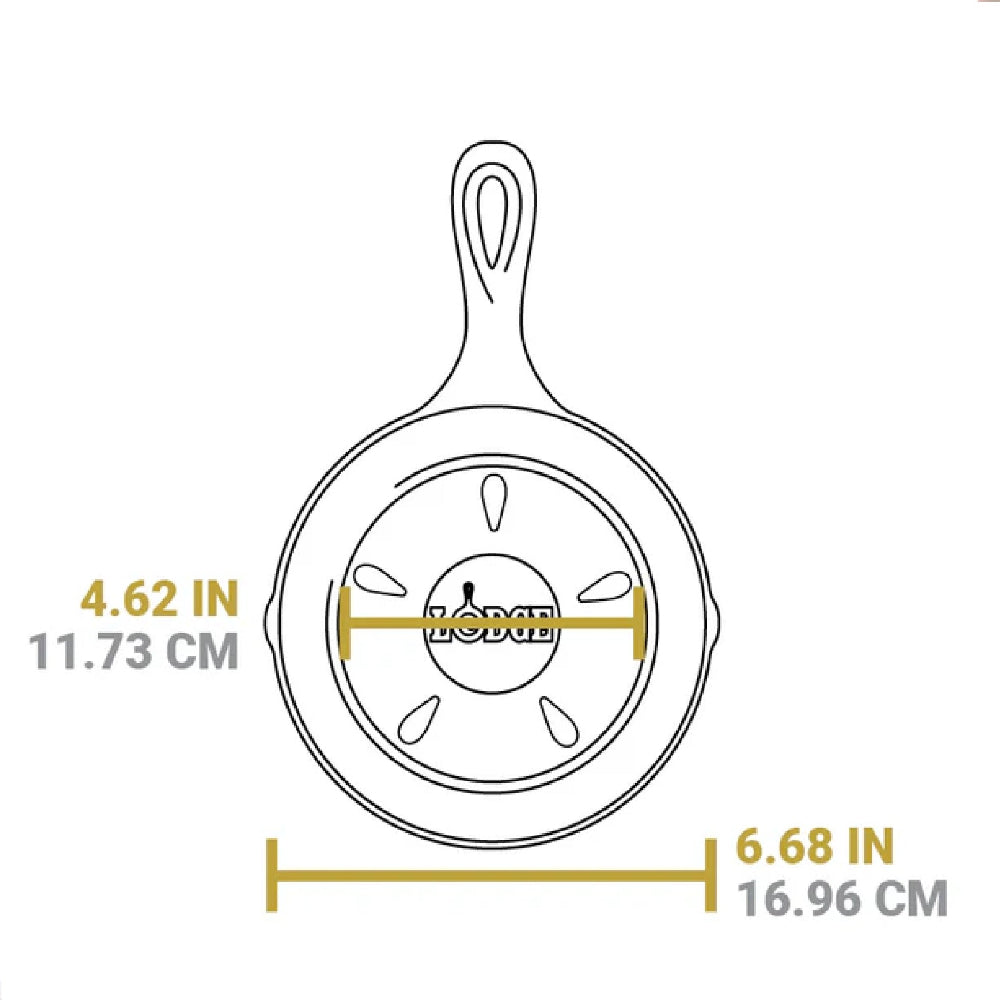 Lodge 6.5" Smoker Skillet, Cast Iron